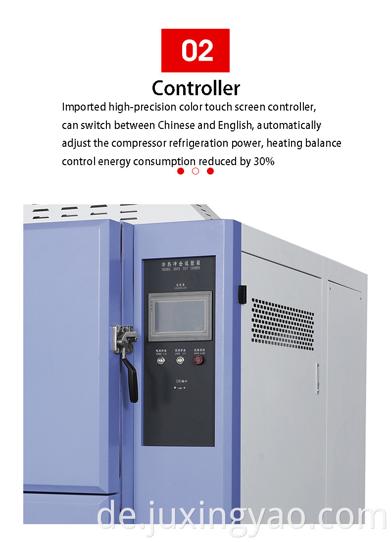 Cold and heat impact test chamber